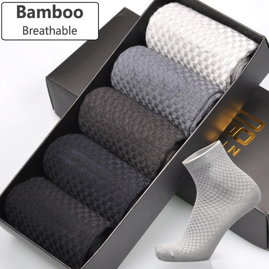 Sockboo - Men's Bamboo Fiber Socks - Soft, Breathable & Antibacterial